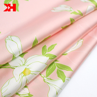 Étoffe de Satin de soie pour femme, tissu à imprimés numériques, motifs fleurs, pour vêtements