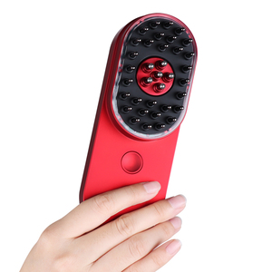 Synogal Red Light <strong>Vibrating</strong> Electric <strong>Hair</strong> Growth <strong>Scalp</strong> Magic Brush Oil Bottle Applicator <strong>Hair</strong> Care <strong>Scalp</strong> Massager Comb