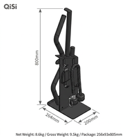 Ensemble d'accessoires pour machine à câbles 5 pièces : Barre ergonomique pour tirage vertical, Ensemble de poignées en D pour entraînement de rame et renforcement du dos, Équipement de gym