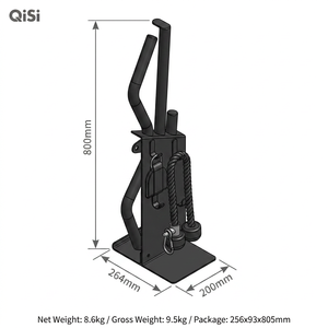 Juego de 5 Accesorios para Máquina de Cable, Barra Ergonómica para Polea Lateral, Juego de Agarres <span class=keywords><strong>en</strong></span> D para Remo y Entrenamiento de Fuerza de Espalda, Equipo de Gimnasio - Product Image 5