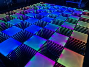 Pista de Baile LED con <span class=keywords><strong>Espejos</strong></span> 3D y Estrellas para <span class=keywords><strong>Discoteca</strong></span>, Escenario para DJ, Eventos - Product Image 6