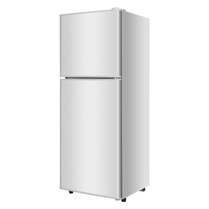 350L Large-capacity Upright 2-Door Energy Efficient Refrigerator Stainless Steel Upper <b>Freezer</b> Fridge Household UK - Product Image 3