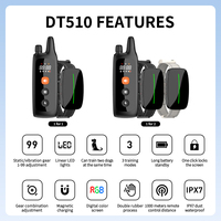 Farbdisplay KI-Smart Anti-Bell-Halsband mit 8 Empfindlichkeitsstufen, wasserdicht, wiederaufladbar, automatische Bellkontrolle für Hunde