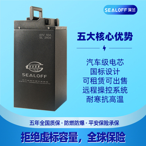 SEALOFF 60V 30Ah リチウム鉄リン酸塩（LFP）固形電池 電動スクーター用 長距離走行100km 3000サイクル稼働 - Product Image 2