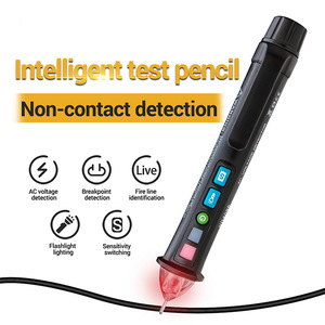 Detector de voltaje de CA sin contacto, localizador LED de 12V-1000v VD409B Crcuit, medidor, rastreador de cable de pluma - Product Image 3