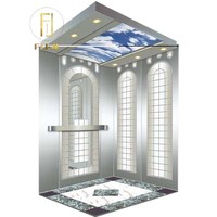 Solution complète d'ascenseur pour passagers au prix d'usine, vitesse et capacité personnalisables, ascenseur intérieur pour bâtiments neufs et projets de rénovation