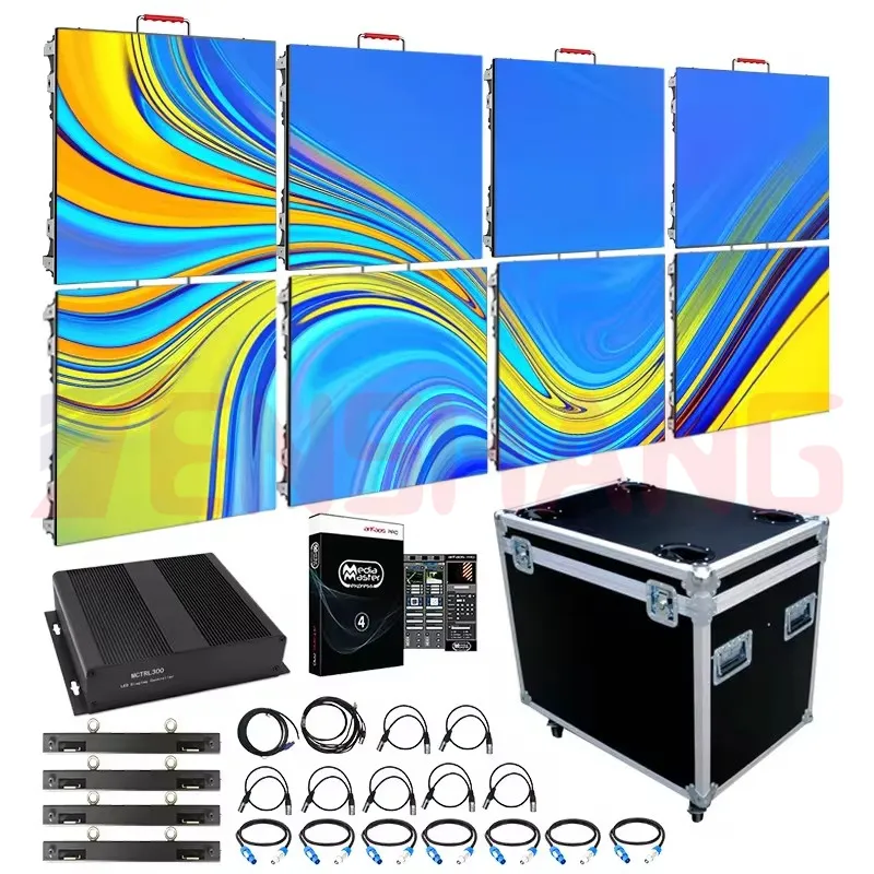Turnkey Led Video Wall System P2.9 P3.9 P4.8 Rental Indoor Led Display Event Outdoor Led Panel Stage Led Screen for Concert
