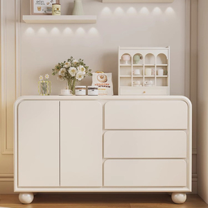 Antique Design <strong>Top</strong> Quality Dining Room Furniture White Distress Block Printed Unique <strong>Side</strong> <strong>Board</strong> Indian Wood Sideboard - Product Image 1