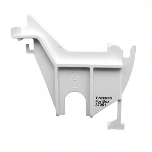 Barre transversale pour boîte 37051, accessoire de salle de bain, support mural en forme de L, design minimaliste, finition noir mat, utilisation en salle de bain - Product Image 3