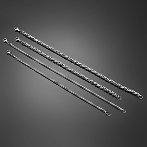 Pulsera Unisex de Acero de Titanio 19CM 21CM 23CM, Cadena de Eslabones de Plata Antigua, Joyería de Moda, Regalo, Brazalete - Product Image 4