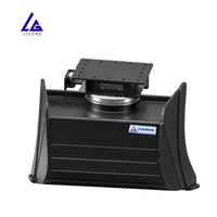 Bétonneuse rotative LIGONG 360° certifiée CE, 4-15 tonnes, rotation hydraulique, nivellement, aménagement paysager, chantier de construction