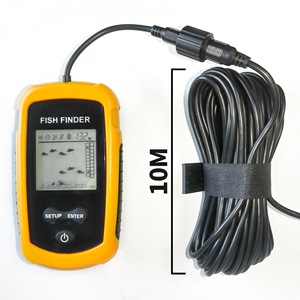 เครื่องหาปลา Lucky Fish Finder <span class=keywords><strong>FF918</strong></span> พร้อม GPS สำหรับเรือ ระบบไร้สาย ระยะตรวจจับ 0.6-30 เมตร ฟังก์ชั่นเรียกปลาด้วยคลื่นอัลตราโซนิก - Product Image 1