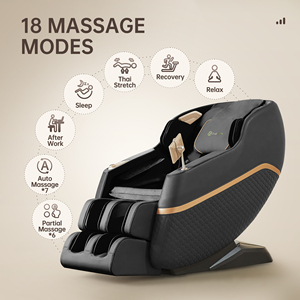 Kursi Pijat <span class=keywords><strong>Shiatsu</strong></span> Mewah Desain Baru dengan Spa Kaki, Pijat Seluruh Tubuh, Kursi Pijat Zero Gravity - Product Image 6