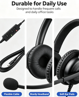 Casque de jeu sans fil OEM d'usine BT 6.0 avec affichage numérique, haut-parleur dynamique, son stéréo Hi-Fi, basses profondes et réduction active du bruit (ANC), circum-auriculaire