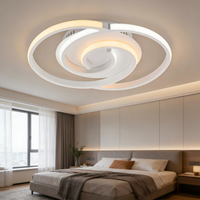 Plafonnier LED minimaliste moderne, éclairage nordique pour salon, chambre à coucher, salle d'étude