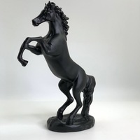 Statue de cheval en verre et cristal Art déco, sculpture artisanale, figurine H50cm, décoration d'intérieur, anniversaire, logo personnalisé