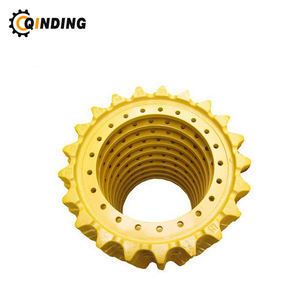 Piñón Delantero para Bicicleta con Rodamiento, Material 35MnB/50Mn, Negro y Amarillo - Product Image 1