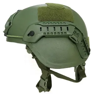 绿色头盔防护钢盔战术场绿色特种部队安全帽