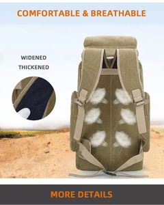 Sac à dos de randonnée grande capacité à livraison rapide, sac de voyage de camping en plein air, sac à dos imperméable - Product Image 5