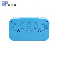 Reloj Despertador Digital Inteligente Portátil con Pantalla LCD, Silencioso, para Estudiantes, con Luz de Fondo, Calendario, Temperatura y Alarma Estándar