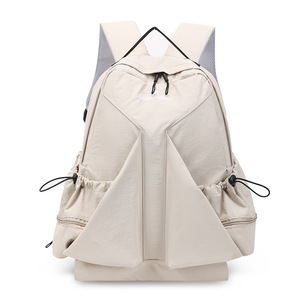 Women's Large Capacity <b>Canvas</b> <b>Backpack</b> with Anti-theft Waterproof Features for Leisure Commute Student Outdoor Sports Travel Use - Product Image 5