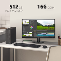 Hp Originele Star Box S01 Pf330 Desktop Pc Core I3 13100 16G Ram 1T Ssd Hp Computerkast Slanke Desktopcomputer