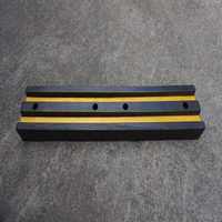 Protection Murale Anti-Choc Améliorée en Caoutchouc et Plastique, Hauteur 50-200mm, pour Garages, Véhicules, Parkings et Produits Routiers