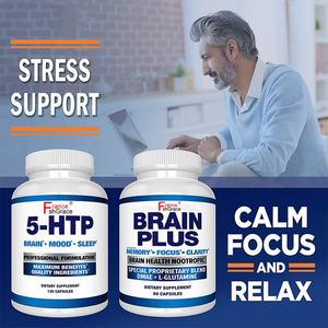 5-HTP Plus Calcio: Sientase Feliz y Positivo, Durma Fácil y Profundamente, Apoya el Estado de Ánimo Tranquilo y Relajado, 120 Cápsulas - Product Image 5