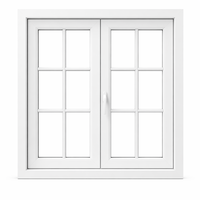 Ventanas Corredizas Modernas con Marco Negro de Aluminio para Casa con Mosquitera