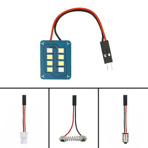 Luz de lectura LED azul para coche, luz interior de repuesto, luz diurna T10, iluminación de doble punto, luz universal para coche - Product Image 4