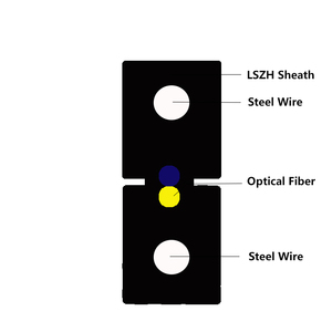 <span class=keywords><strong>Precio</strong></span> bajo de alta calidad 2 core FTTH <span class=keywords><strong>fibra</strong></span> óptica cable casa red gota de <span class=keywords><strong>fibra</strong></span> - Product Image 1