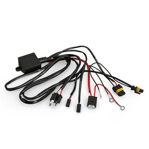 <b>H4</b> One To Two Waterproof Wiring Harness 1 Meter IP65 For Automobile LED HID Headlight Copper Core PVC Insulation - Product Image 1