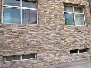 YUSHI decorazione decorazione naturale cultura di pietra piastrelle Premium muro di ardesia per la decorazione del parco della scuola di Villa all'aperto - Product Image 6