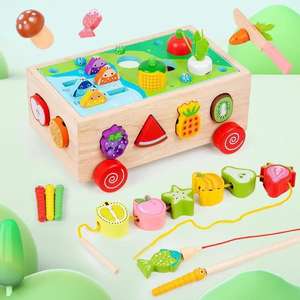 Nuevo Modelo 2026, Juguete <span class=keywords><strong>de</strong></span> Coche Multifuncional 7 en 1, Juego <span class=keywords><strong>de</strong></span> Inteligencia, Combinación <span class=keywords><strong>de</strong></span> Formas, Cortador <span class=keywords><strong>de</strong></span> Frutas con Cuentas, Pesca, Rompecabezas y Más - Product Image 2