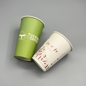 Gobelet à café en papier de 12 oz, jetable, impression personnalisée OEM, anti-chaud, pour café, boissons chaudes à emporter - Product Image 3