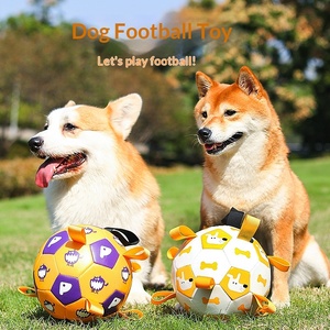 ETPU Hondenspeelgoed Bal Buiten Opblaasbaar Geluid Interactief Trainingsvoetbal Grensoverschrijdende Groothandel MG180 Model - Product Image 2