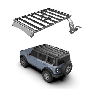 Mềm hàng đầu Roof Rack cho Ford Bronco18-24 nhôm thép Roof nền tảng Kit off-road phụ kiện bên ngoài musixia Side Window Armor - Product Image 2