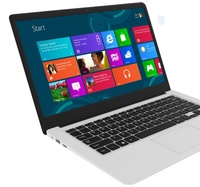 MEEGOPAD Ordinateur Portable Intel Atom 14,1 Pouces pour École et Gaming, Ultra-Fin, 32 Go/64 Go EMMC N1400B