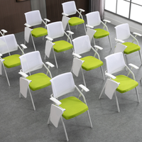 Chaise pliante professionnelle de qualité commerciale, empilable, en plastique, pour salles de classe, auditoriums et formations