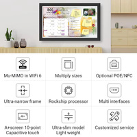 Tablet Nueva de Alta Calidad, Pantalla LCD de 24 Pulgadas, 32GB, Android, para Negocios, con Pantalla Táctil