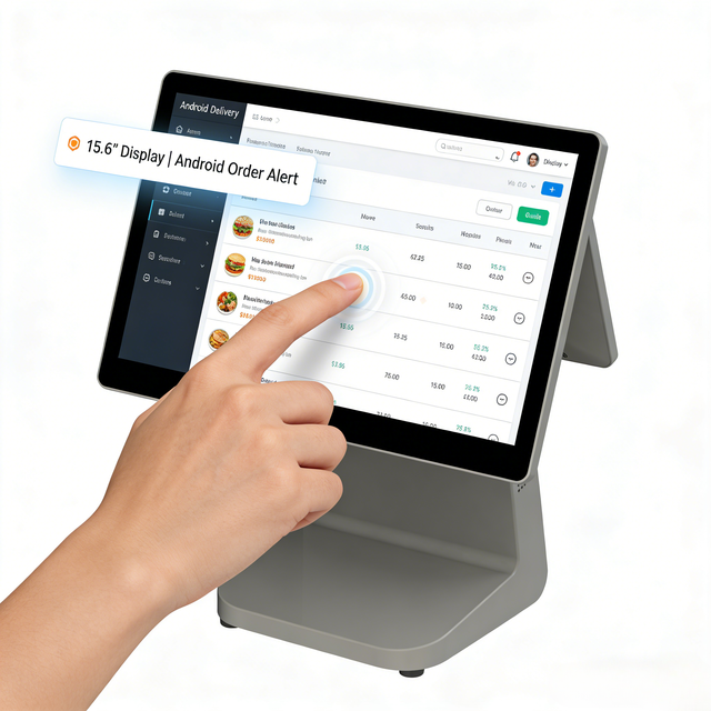 Wholesale Stable Supply Dual Touch Screen Windows POS System All-in-One Android Smart Point of Sale Terminal Metal Cash Register
