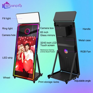 Photomaton à miroir magique pour les derniers souvenirs inoubliables compatible avec l'appareil <span class=keywords><strong>photo</strong></span> et le reflex pour le plus récent effet miroir - Product Image 6