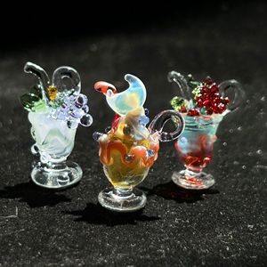 Pendientes de Cristal Importado para Cócteles y Helados, Pequeños, Rojos, Estilo Shu, Superventas, Adorno DIY, Lujo Ligero, Alta Gama - Product Image 3