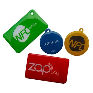 Customized shape NFC epoxy key fob for gym