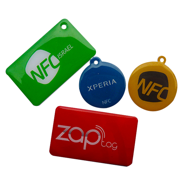 Customized Shape NFC Epoxy Key Fob for Gym