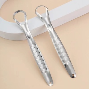 Stainless Steel Tongue Scraper Reusable Oral Hygiene Tool For Fresh Breath - Product Image 2