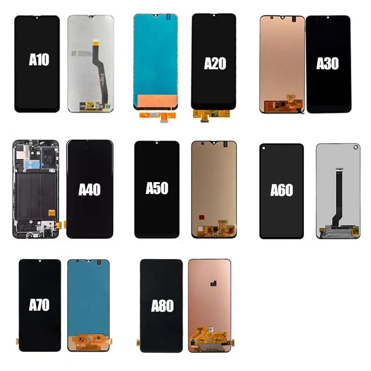 Qualità Oem originale per Samsung A10 A20 A30 A40 A50 A70 A80 Touch Screen Lcd con assemblaggio Lcd, per Samsung A10 A20 A30 Lcd