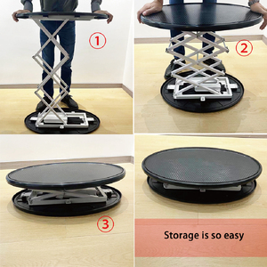 MERIS Tavolo Promozionale Portatile Pop-up per Esposizioni, Banco Espositivo Riutilizzabile, Impermeabile ed Ecologico - Product Image 2