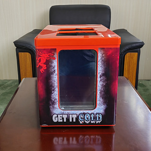 SD05 Customized -18C Comptoir Vin Glacé <span class=keywords><strong>Vodka</strong></span> Teguila <span class=keywords><strong>Congélateur</strong></span> Mini Double Bouteilles <span class=keywords><strong>Congélateur</strong></span> Bar Spiritueux Réfrigérés Affichage <span class=keywords><strong>Congélateur</strong></span> - Product Image 3