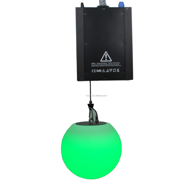 DMX Winch Sphere Lifting Ball Kinetic Ball Light 3d Effect Led Kinetic Light